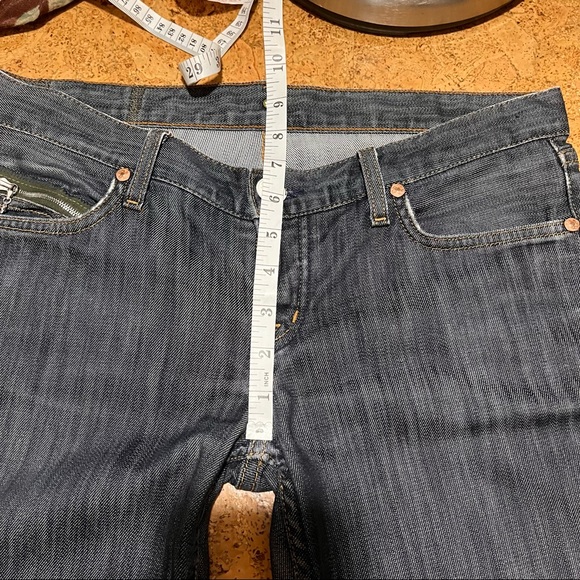 Ever Button Fly Bootcut Zip Chain Pocket Jeans Sz 26 - Picture 12 of 16